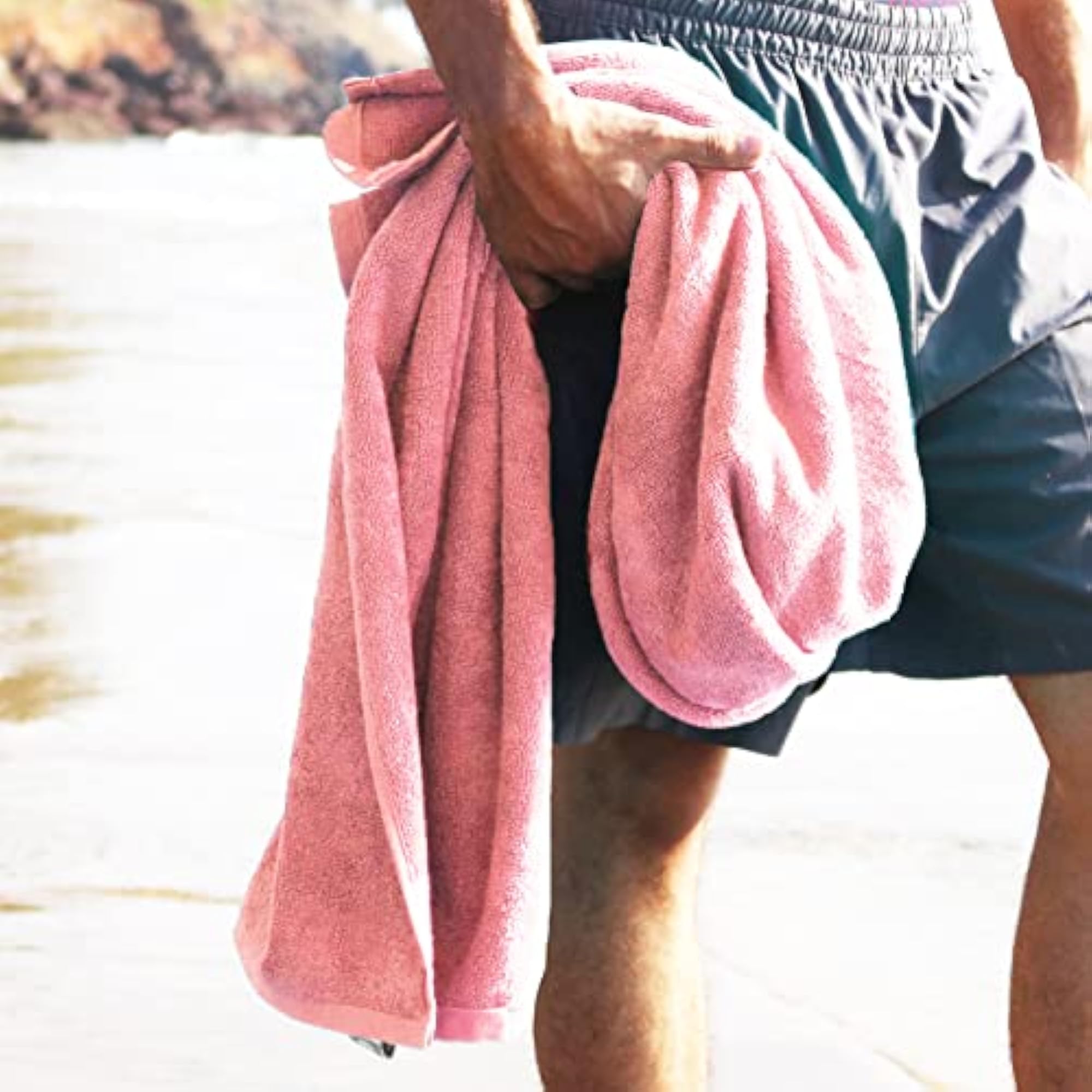 Pack of 3 Ultra Absorbent Bamboo Bath Towels